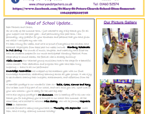 St Mary and St Peter’s Newsletter 18/07/25