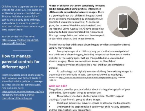 Online Safety Newsletter September – St Mary and St Peter’s