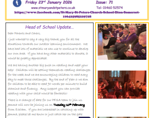 St Mary and St Peter’s Newsletter 23/01/26